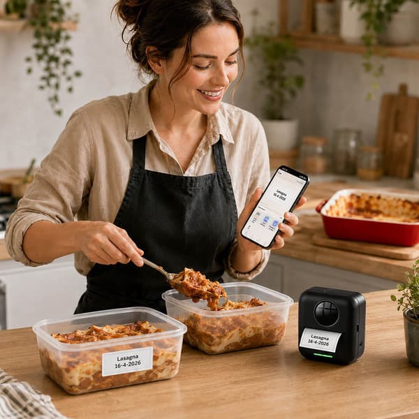 Mobil termisk printer, blækfri, Bluetooth, 200 DPI