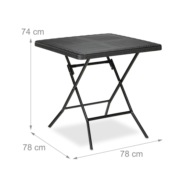 Havebord i trælook