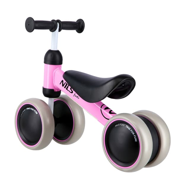 Pink balancecykel – let, justerbart sæde
