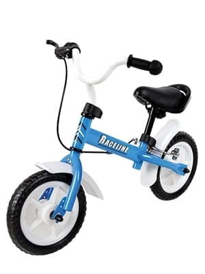 Børnebalancecykel, 10" stålstel, blå