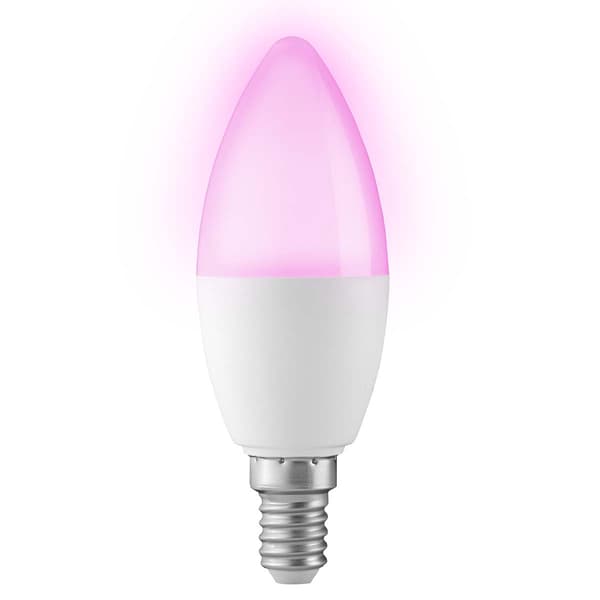 Älykäs Wi-Fi-LED-lamppu, RGB, himmennettävä, E14-kanta