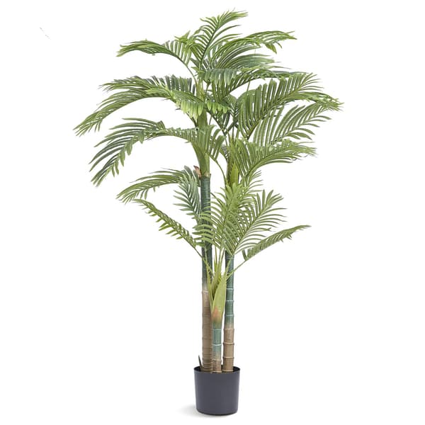 Konstgjord guldpalm, 2m, PE, tippskyddad kruka