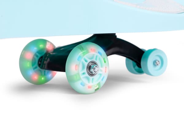 Heiluttava auto lelu LED-pyörät siniset ECOTOYS