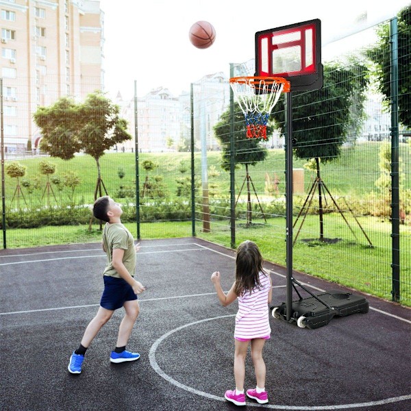 Basketbåge för barn Väderbeständigt bågställ med justerbar höjd från 90-210 cm