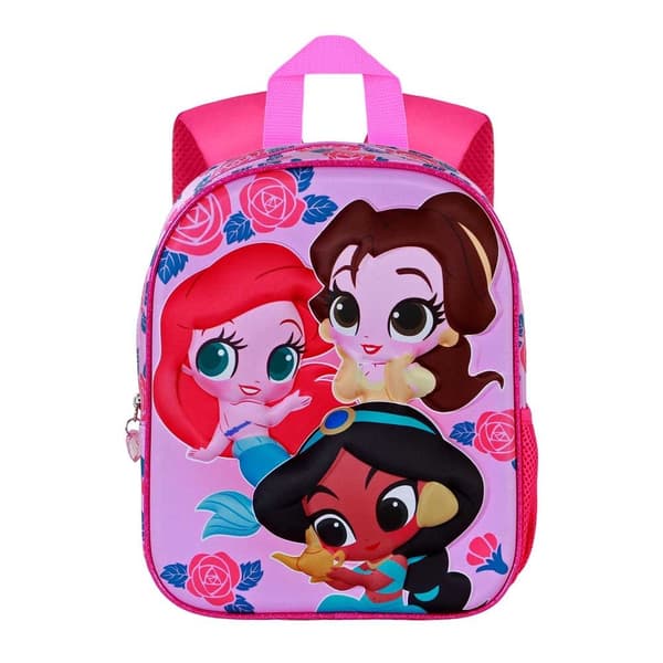 Disney Princess 3D-ryggsäck, 31 cm storlek, blommönster