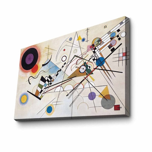 Dekorativ canvasmålning 4570KANDINSKY006