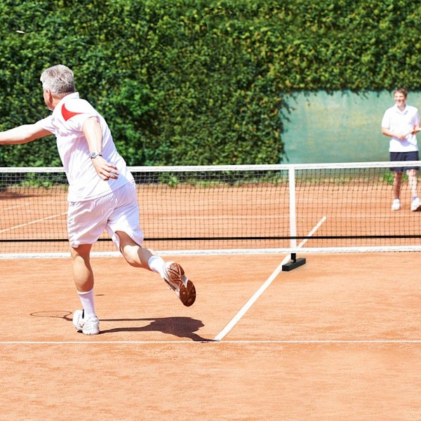 Kannettava Pickleball-verkko metalliputkilla Vahva polyesteriverkko ja Oxford-kangaskassi Säänkestävä urheiluverkko 670 cm pitkä