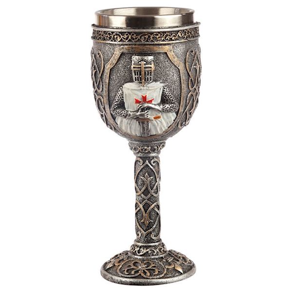 Crusader Knight Goblet - Medeltida design, slitstarkt material