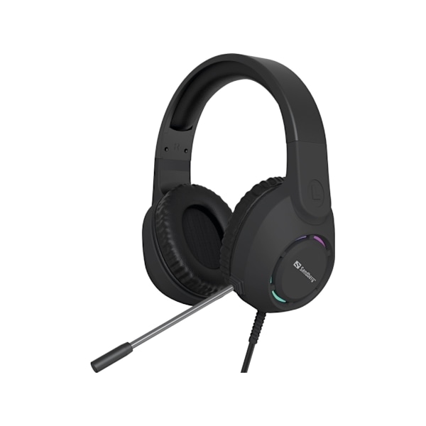 Sandberg BossBlaster USB-headset, kablet, gaming, 20 - 20000 Hz, 240 g, headset, sort