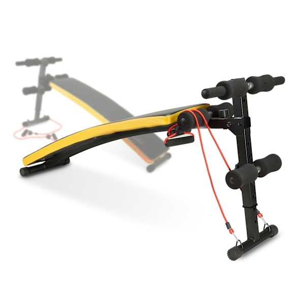 Lutande bänk för träning med Neo-Sport NS-08G expanders