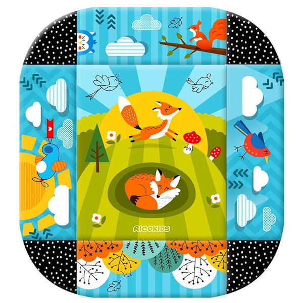 Interaktiv och pedagogisk lekmatta 110 x 100 cm, Räven Ricokids