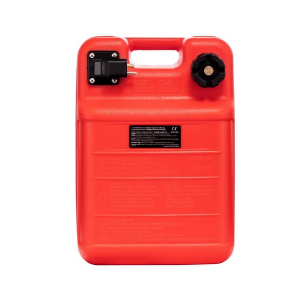 Marin bränsletank 24L, 9,8ft slang, bränslemätare, röd