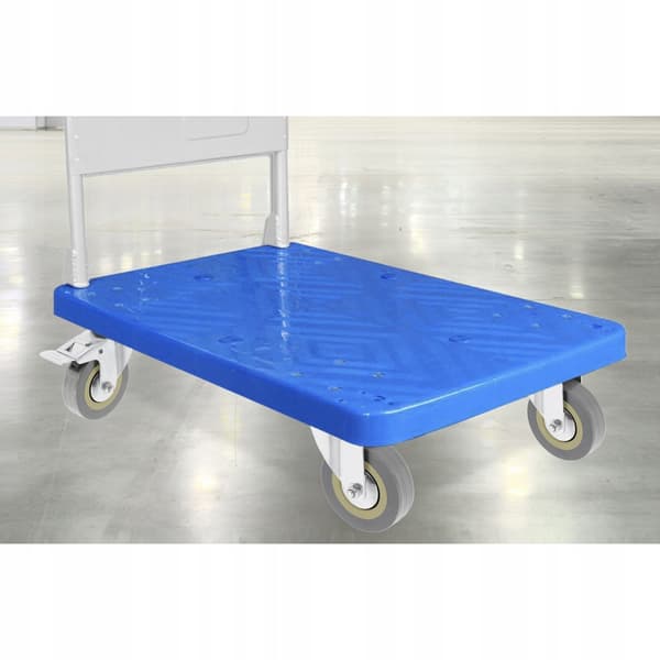 Sats med 4 hjul, grafit, 75 mm, PVC, broms
