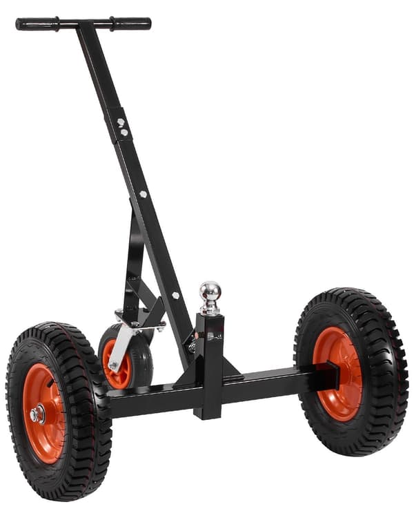 Trailertrally, 1200 lb tunga, 2 tums kula, pneumatiska däck