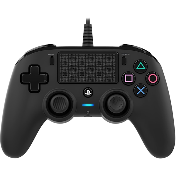 Nacon Wired Compact Controller - peliohjain, musta, PS4