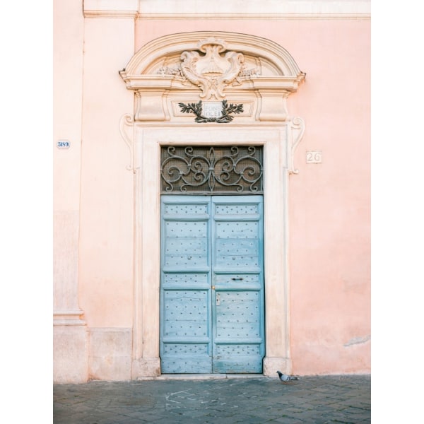 Pastel Trastevere - Rome Italy Travel Photography - 21x30 cm