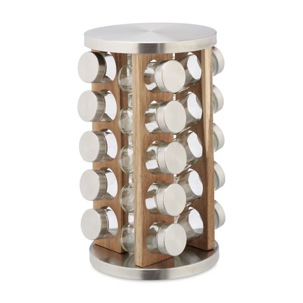 Krydderi karrusel med 20 glas