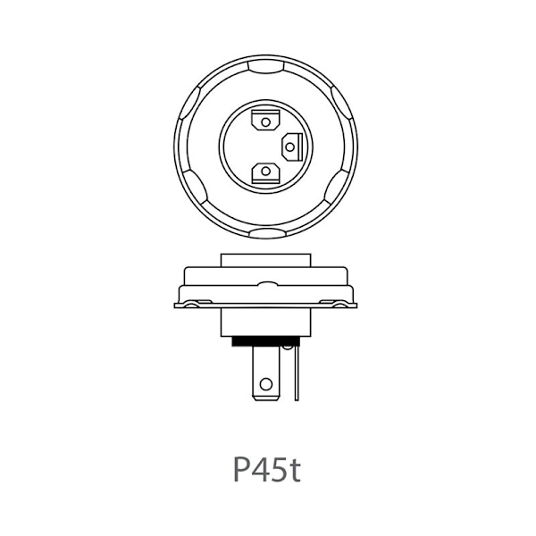 Auton polttimo 12V 45/40W P45t laatikossa