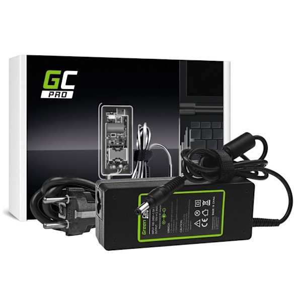 Green Cell PRO laddare/nätadapter 19V, 3,95A, 75W för Toshiba Satellite