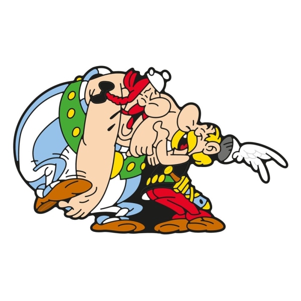 Asterix Jääkaappimagneetti Asterix & Obelix Laughing 6 cm