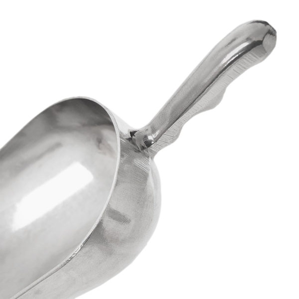 Aluminiumsske til mad: dyrefoder, mel, gryn, sukker