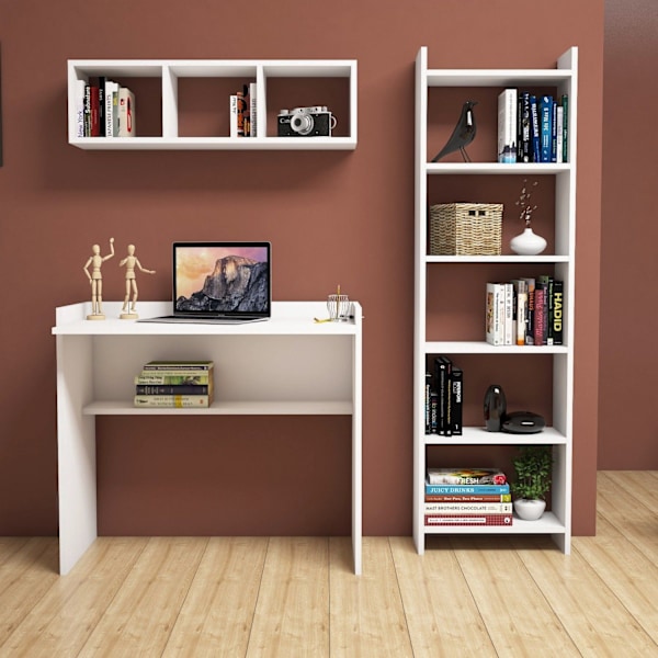 Studiebord & bokhylla Matilda