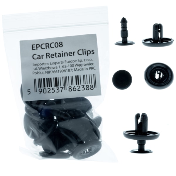 EPCRC08 BILHOLDER CLIPS 10 STK