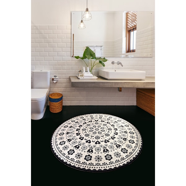 Bathmat Venice - musta (100)