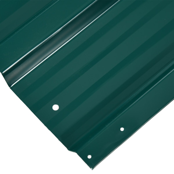 Pakkauksessa 12 kpl puolisuunnikkaan muotoinen pelti 129 x 45 cm 7 m² galvanoitu kattopelti 0,25 mm säänkestävä profiilipelti galvanoitu teräs kattopa