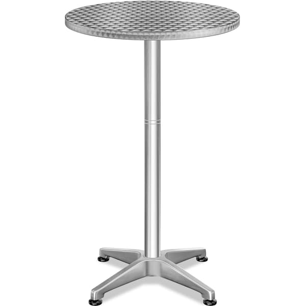 Højdejusterbart bar-/bistrobord, rustfrit stål, 60 cm