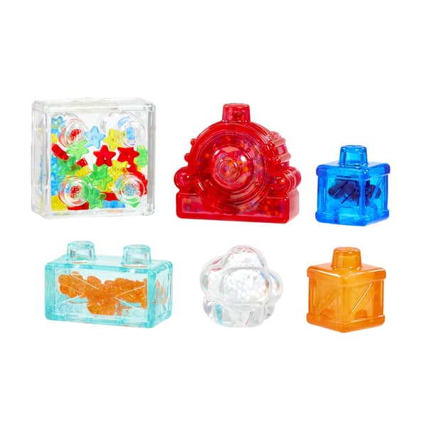 Jelly Blox Squishy Junasetti Sensoriset Rakennuspalikat, 30 Palikkaa