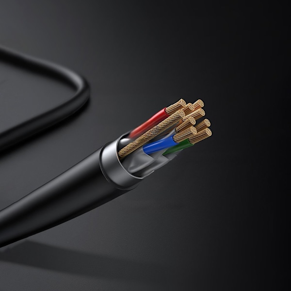 STP RJ45 Cat 7 patch johto verkkokaapeli 15m musta