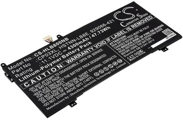Batteri til HP Spectre x360 13 Convertible osv