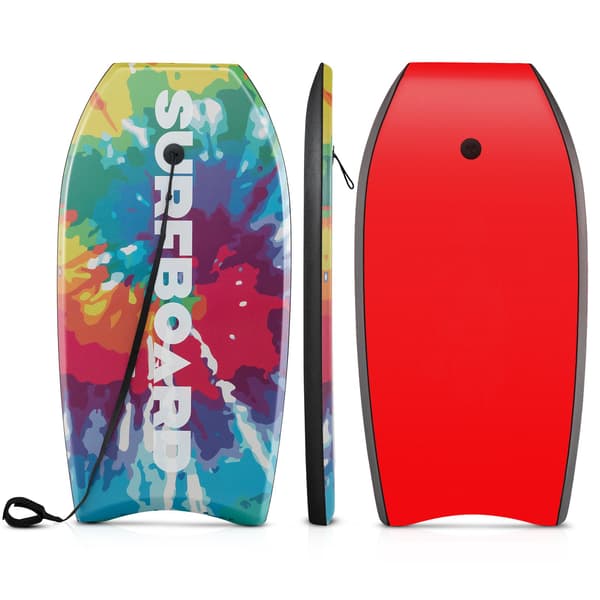 Bodyboard Boogie Board 33-41 tommer, EPS-kerne, håndledssnor