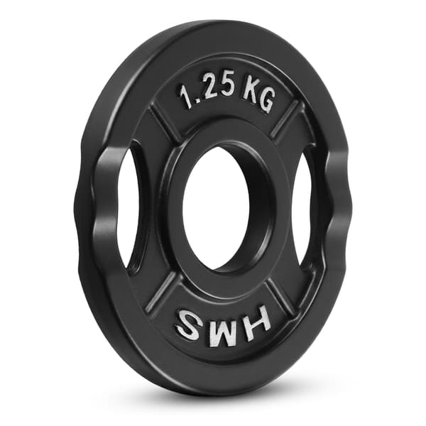Olympisk viktskiva, svart gjutjärn, 1,25 kg