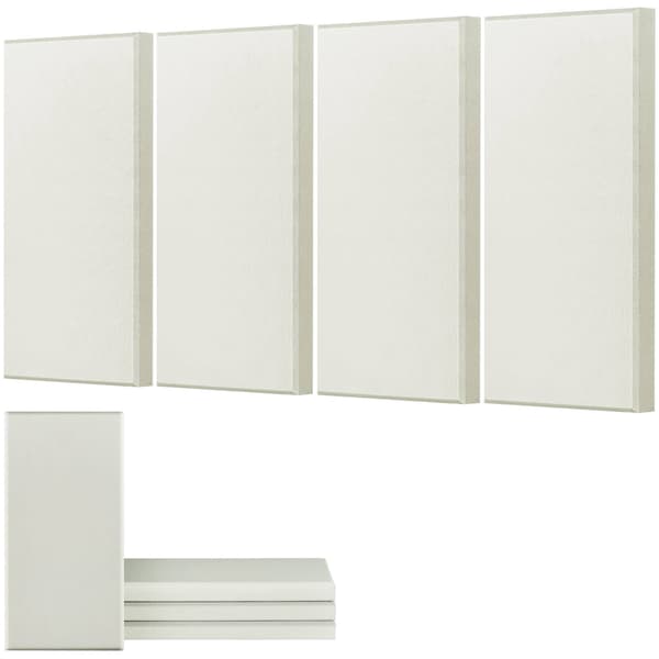Akustiska paneler, 4-pack 5 cm självhäftande glasfiber