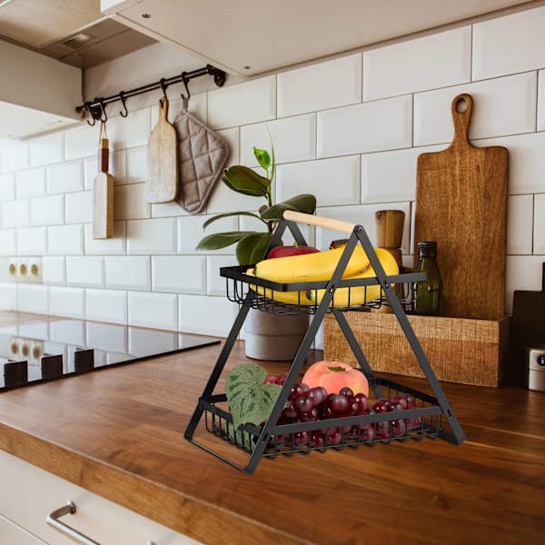2-osainen hedelmäkori etagere
