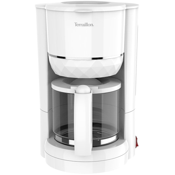 Kaffemaskine Diamond 1,25L 980W Drypstop hvid