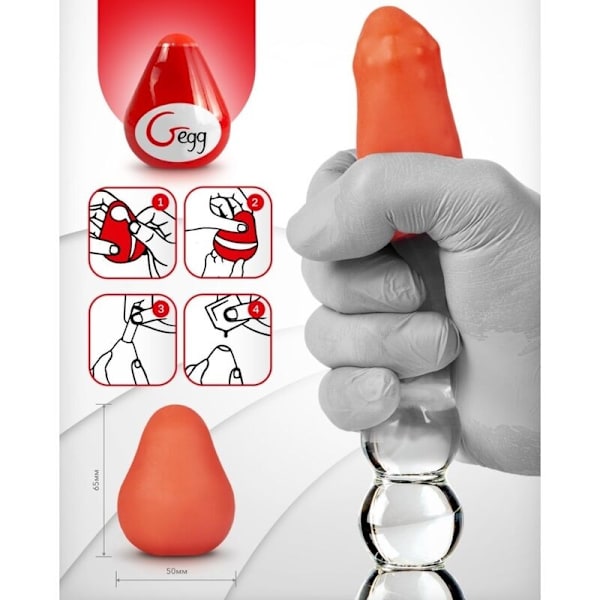 G-Vibe - Återanvändbar texturerad masturbatoräggröd