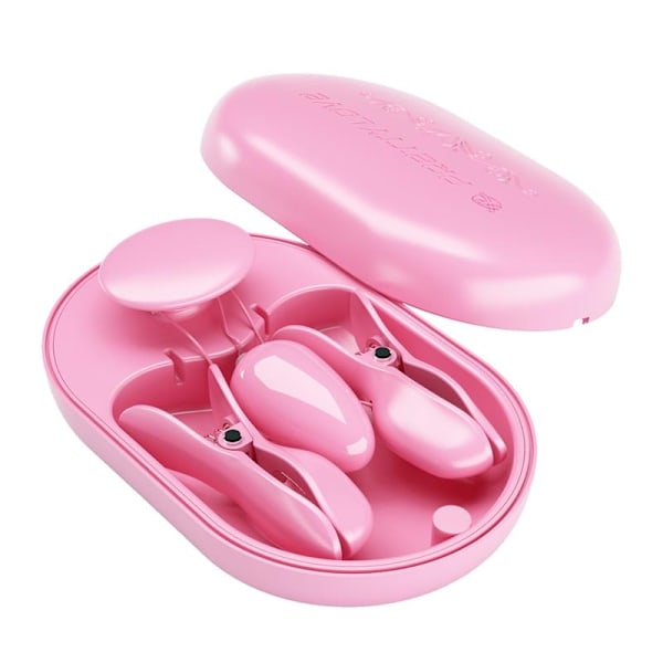 Surprise Box Vibrerende Æg og Electric Shock Nipple Clamps Pink