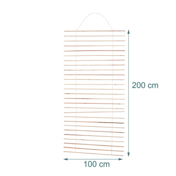 Träspaljé 200x100 cm för avskildhet och växter