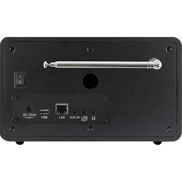 DABMAN i150 Compact Hybrid Radio til Internet / DAB+ / FM Sort