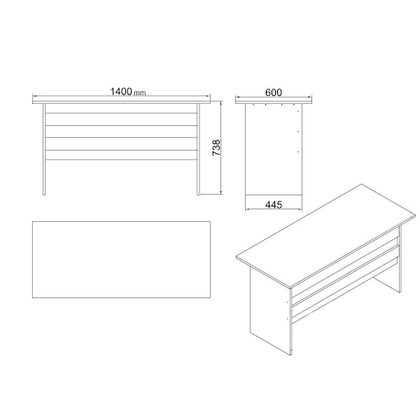 Kontorsmöbler Set Vo8-Ba
