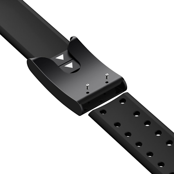 Rembåndsarmbånd til Apple Watch 3/4/5/6/SE 38-40 mm Slip-Thru Sort