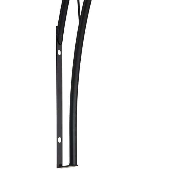 Sort metal havebue – Halv lysthus espalier