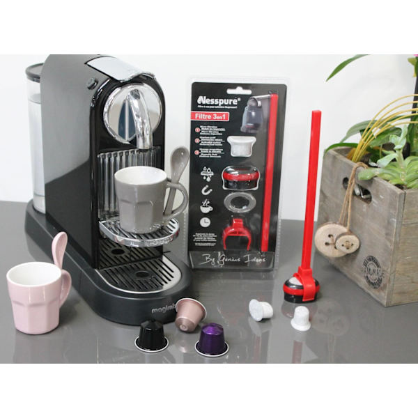 Geniale ideer Nesspure 3-i-1-filter til kaffemaskiner