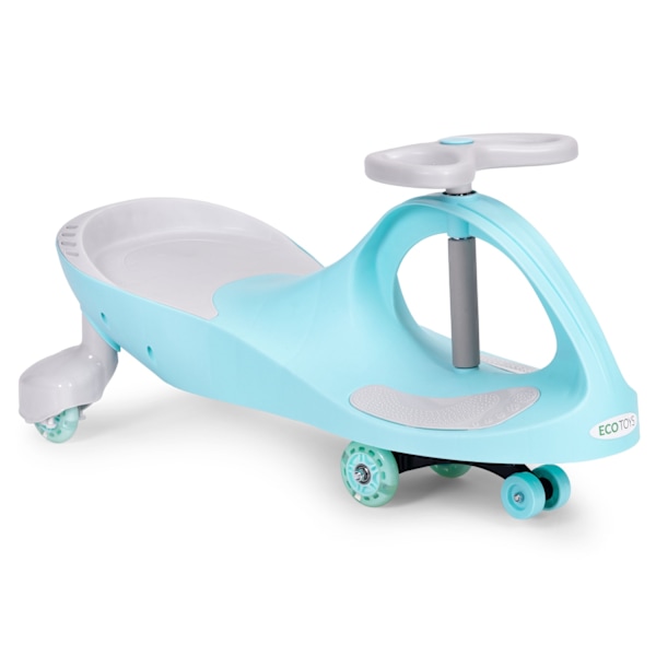 Vicka bil åkande leksak LED-hjul blå ECOTOYS