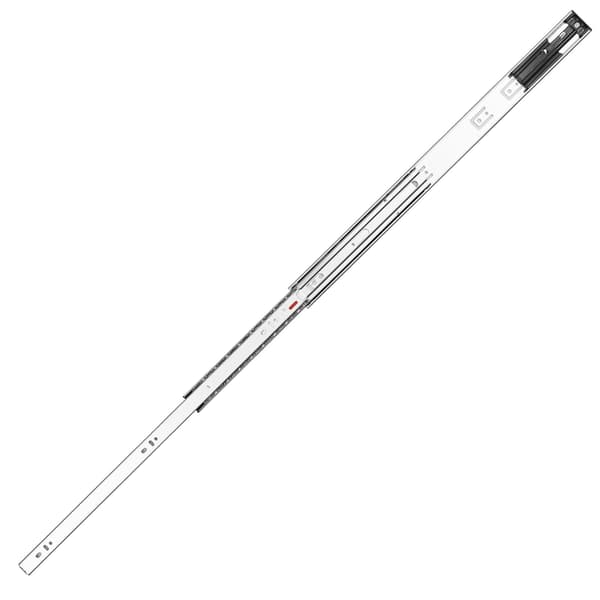 Skuffeskinner 24 tommer med soft-close, fuldt forlænget, 10 par