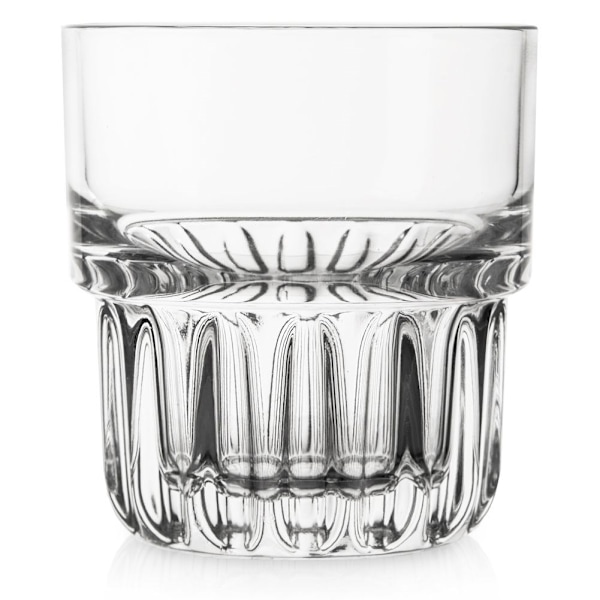 Hållbart Glas 200 ml med Räfflad Botten för Drycker