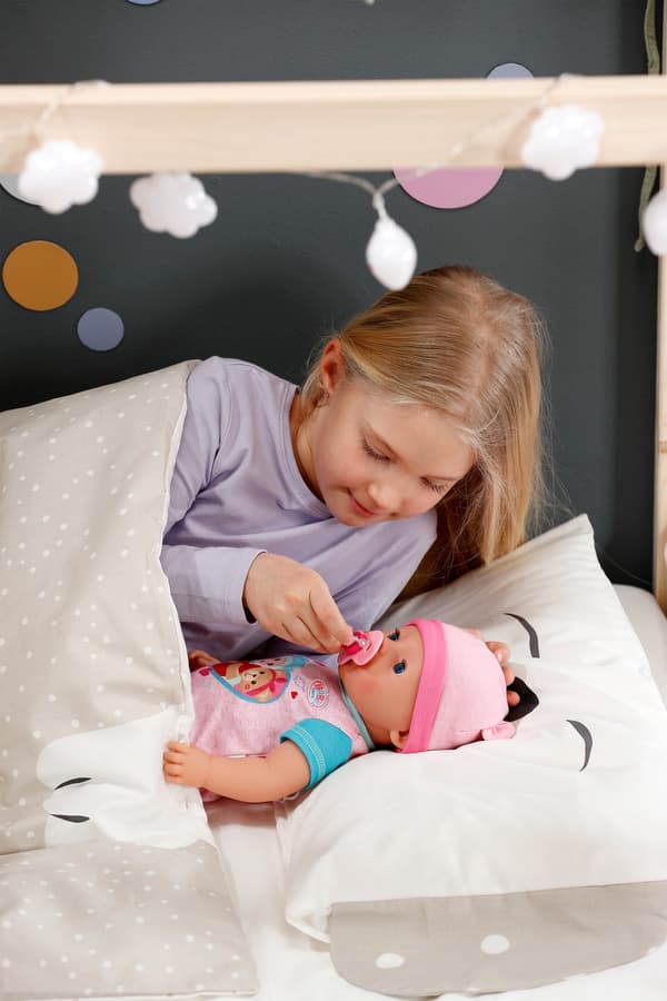 Babydocka Emma 43 cm med matnings- och bajsfunktion